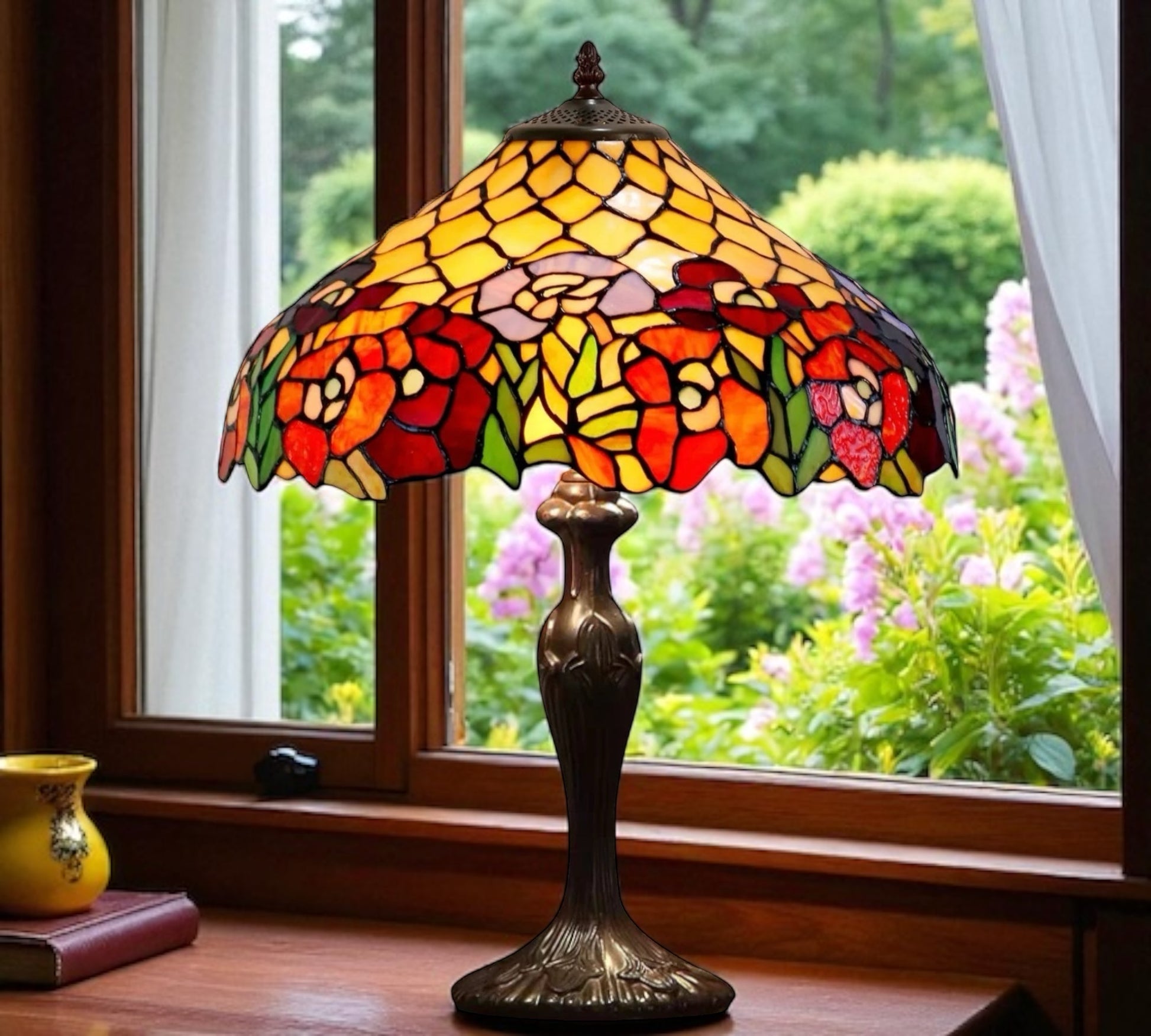 CDH 16" Tiffany Table Lamp 40cm Shade (15026)