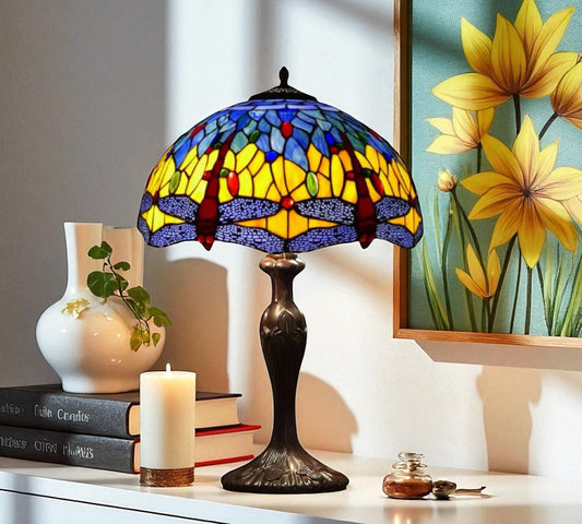 CDH 16" Tiffany Table Lamp 40cm Shade (15037)