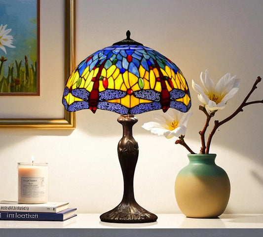 CDH 16" Tiffany Table Lamp 40cm Shade (15037)