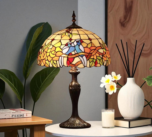 CDH 16" Tiffany Table Lamp 40cm Shade (15045)