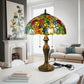 CDH 16" Tiffany Table Lamp 40cm Shade (15057)