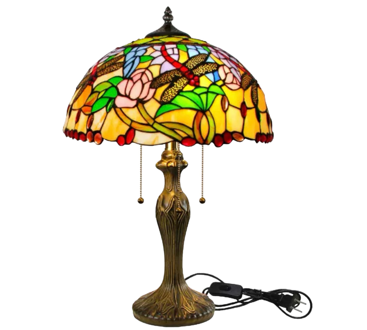 CDH 16" Tiffany Table Lamp 40cm Shade (15058)