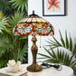 CDH 16" Tiffany Table Lamp 40cm Shade (15059)