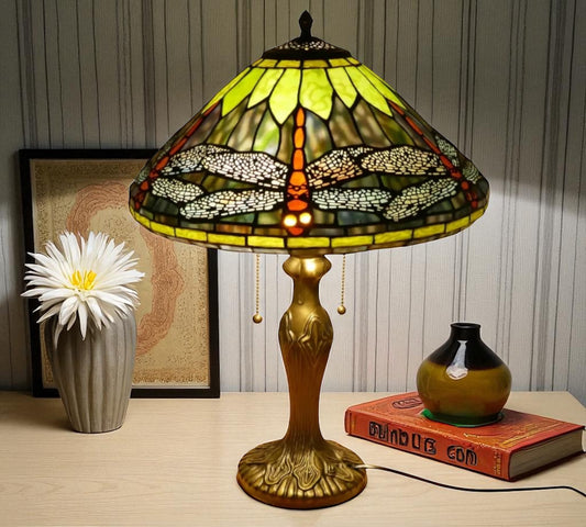 CDH 16" Tiffany Table Lamp 40cm Shade (15063A)