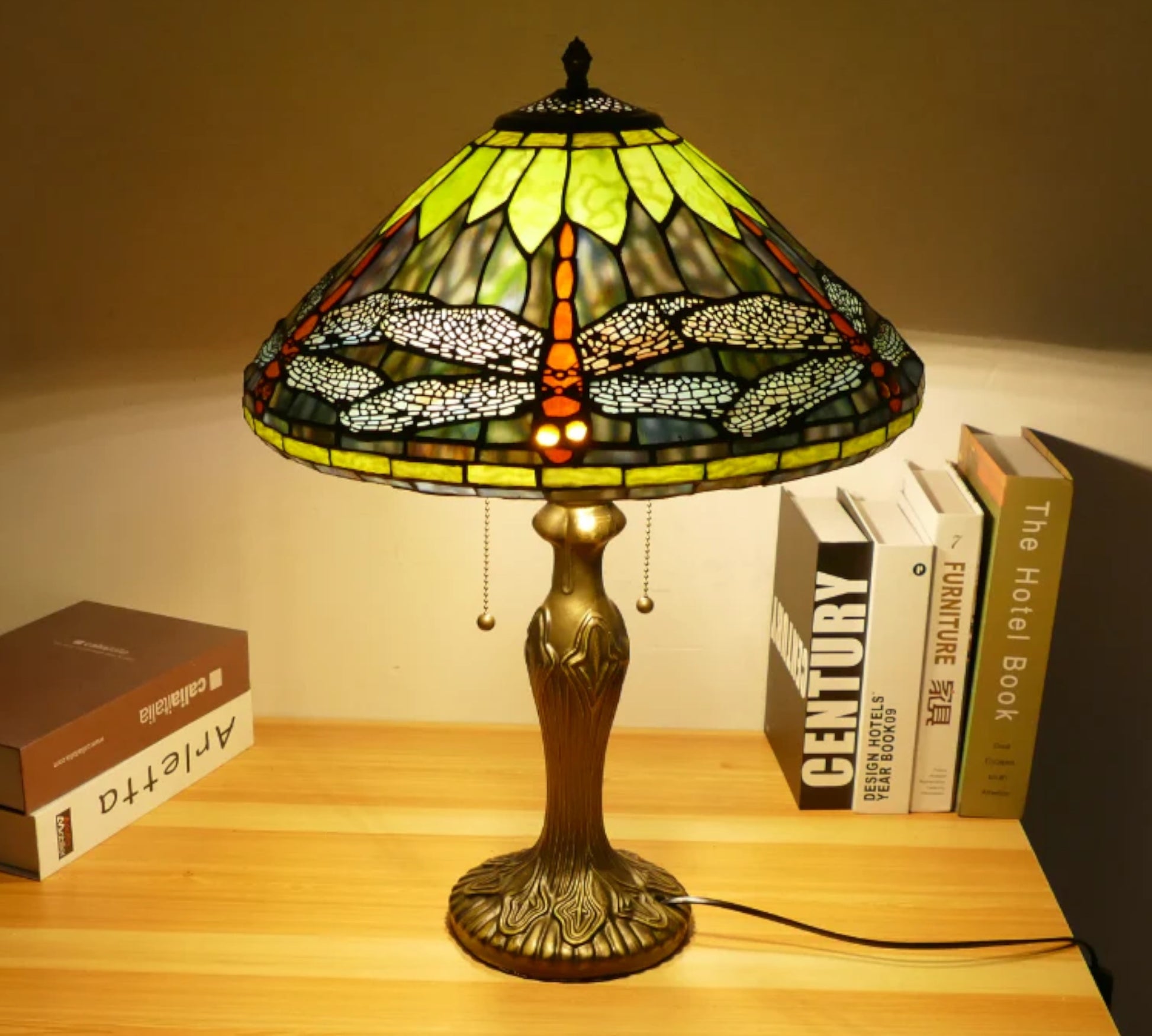 CDH 16" Tiffany Table Lamp 40cm Shade (15063A)