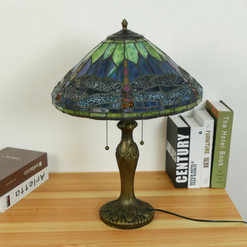 CDH 16" Tiffany Table Lamp 40cm Shade (15063A)