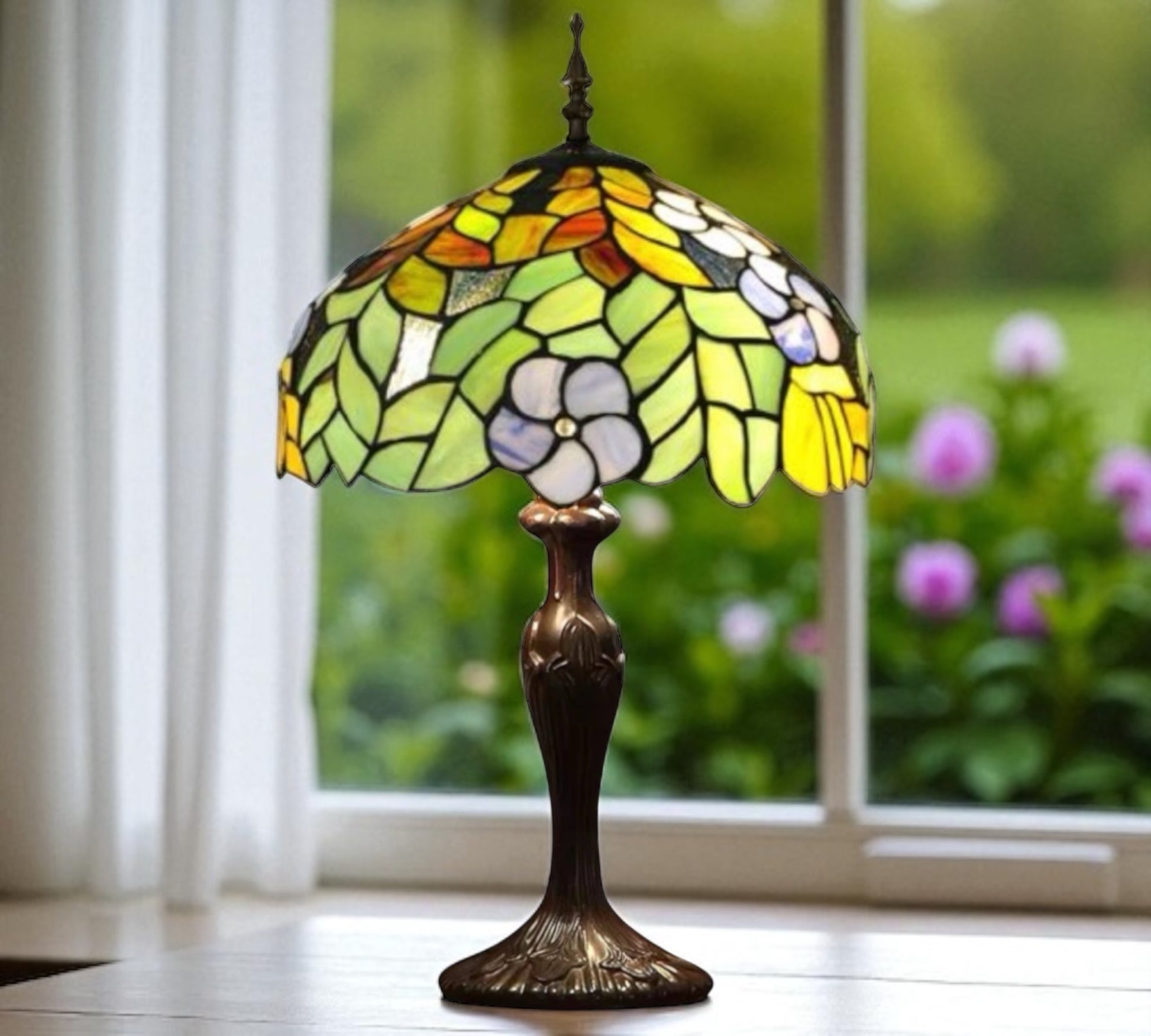 CDH 16" Tiffany Table Lamp 40cm Shade (16002T)