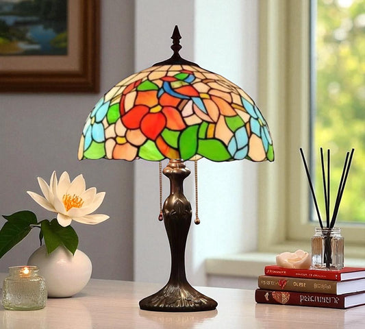 CDH 16" Tiffany Table Lamp 40cm Shade (16027T)