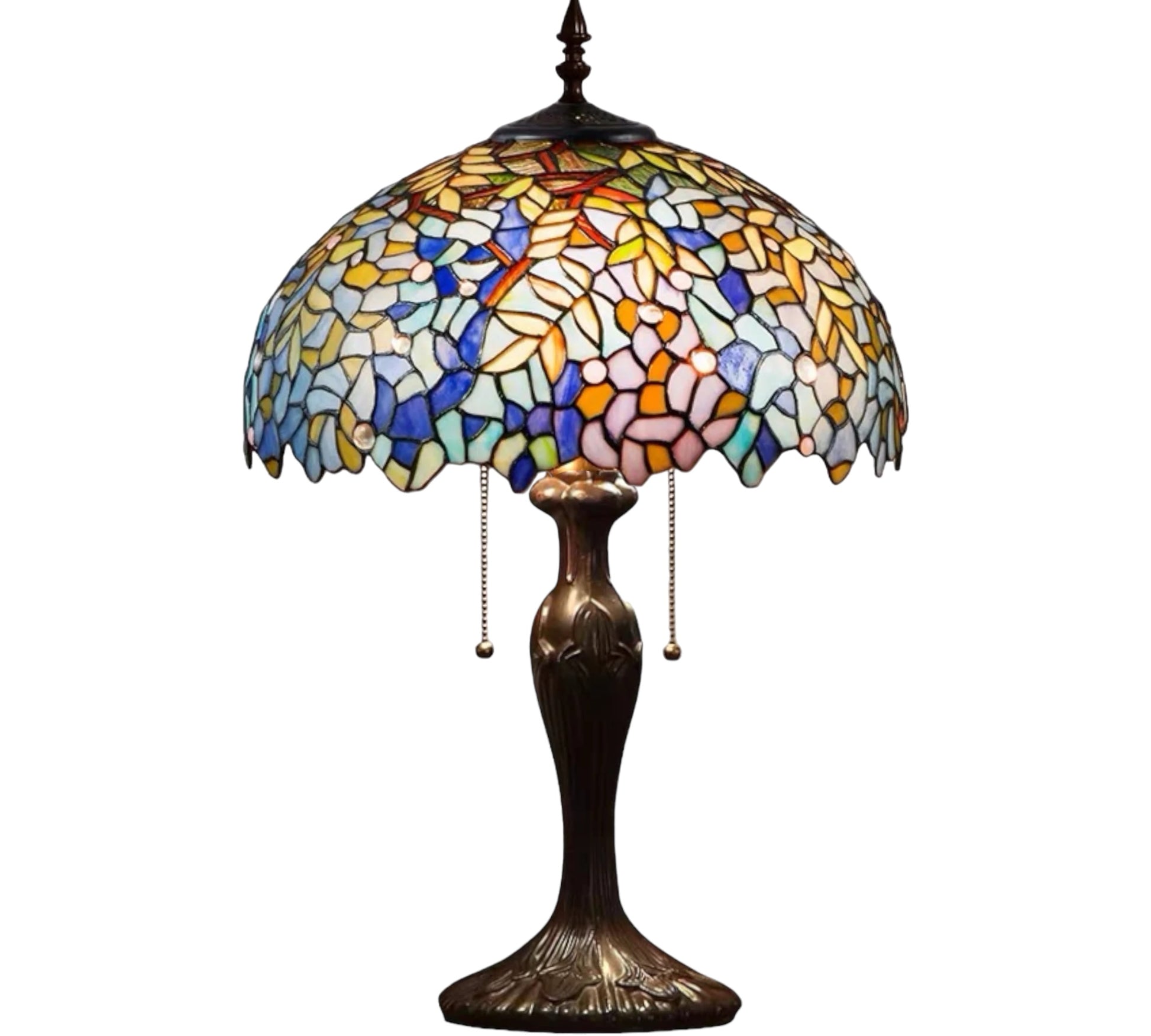 CDH 16" Tiffany Table Lamp 40cm Shade (16038)
