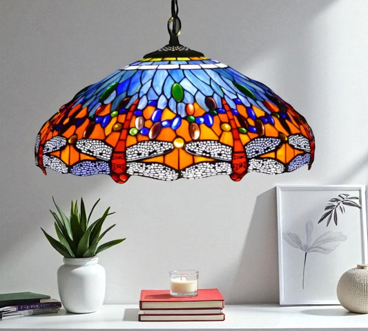 CDH 18" Tiffany Pendant Lamp 46cm shade (19014C)