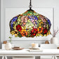 CDH 18" XLARGE Tiffany Pendant Lamp 46cm shade (16054C)