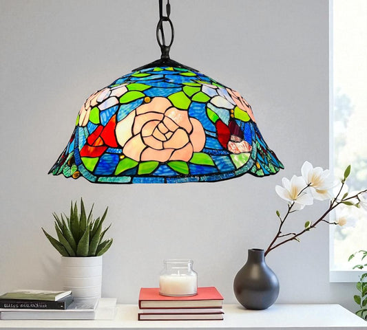 CDH 18" XLARGE Tiffany Pendant Lamp 46cm shade (19005C)