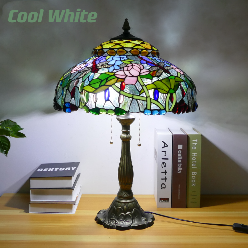 CDH 18" XLARGE Tiffany Table Lamp 46cm Shade (19003T)