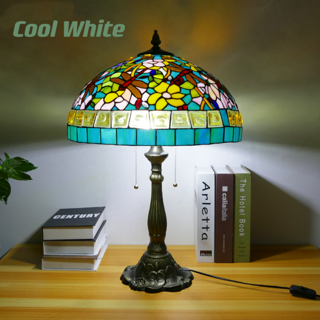 CDH 18" XLARGE Tiffany Table Lamp 46cm Shade (19004T)