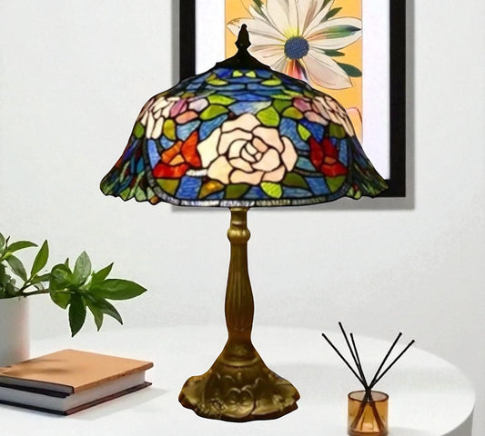 CDH 18" XLARGE Tiffany Table Lamp 46cm Shade (19005T)