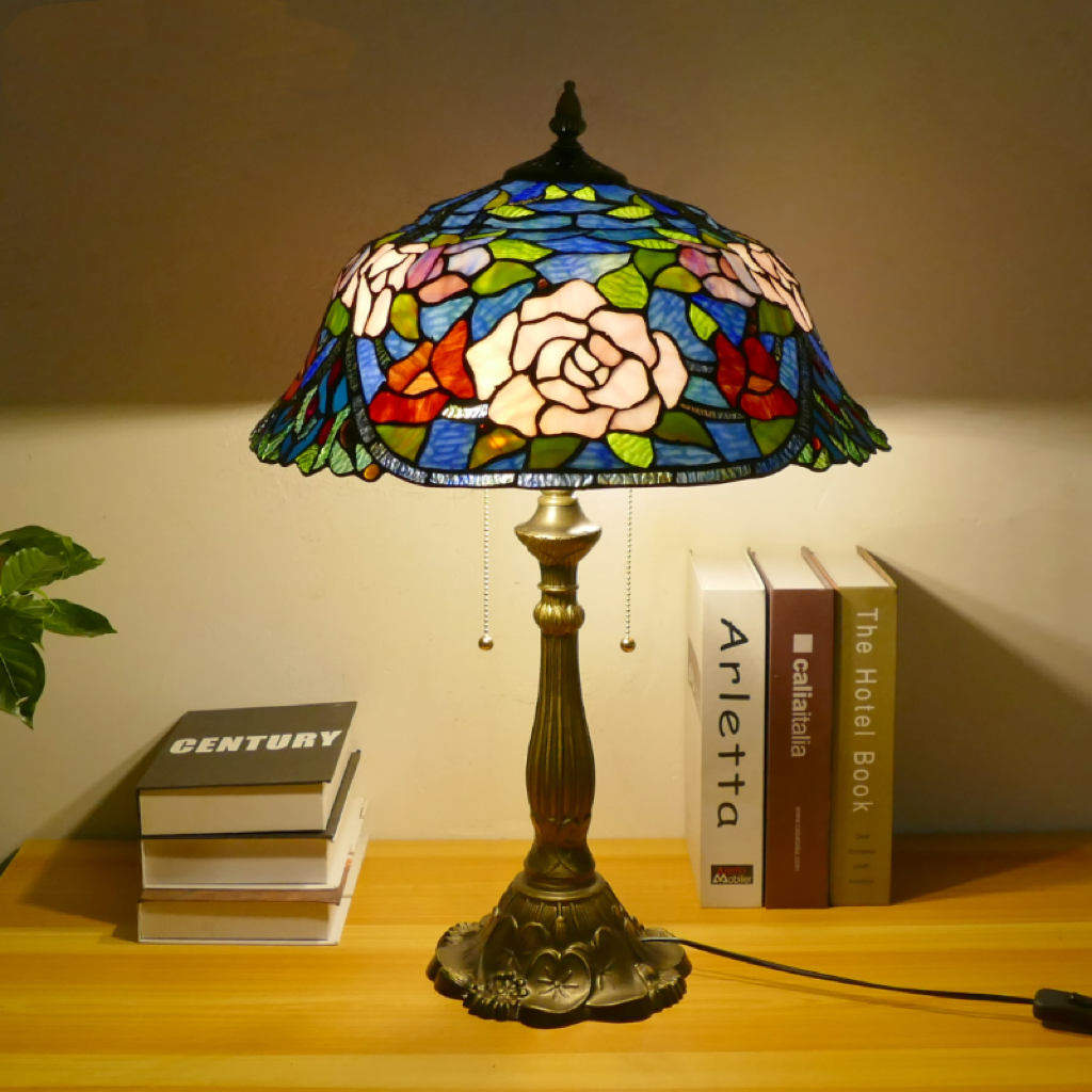 CDH 18" XLARGE Tiffany Table Lamp 46cm Shade (19005T)