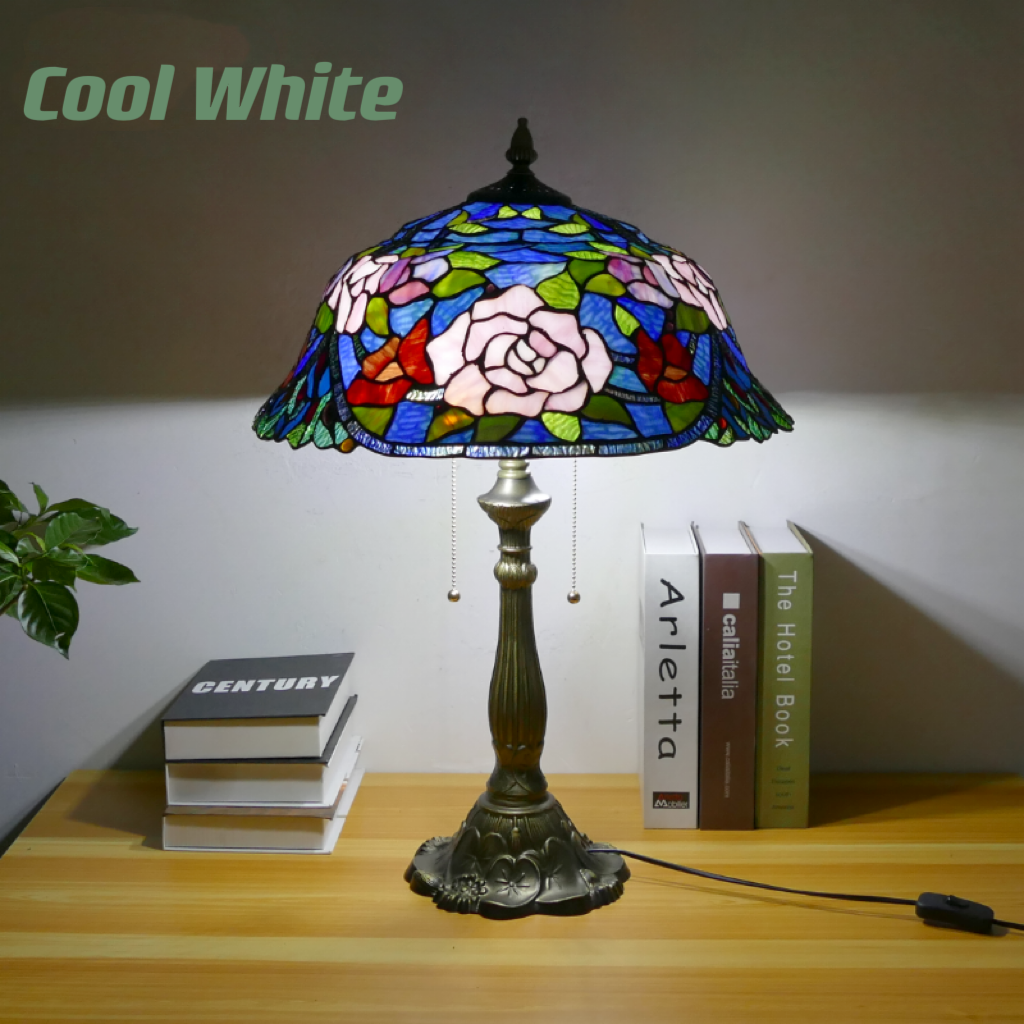 CDH 18" XLARGE Tiffany Table Lamp 46cm Shade (19005T)