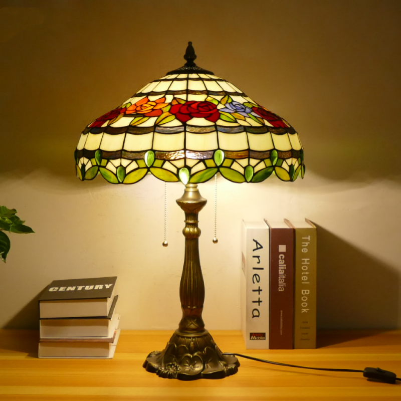 CDH 18" XLARGE Tiffany Table Lamp 46cm Shade (19012T)