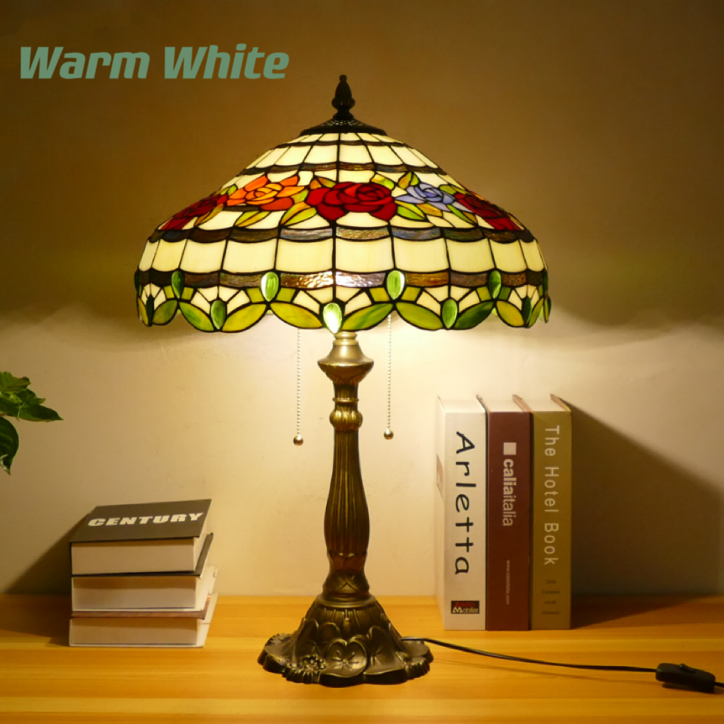 CDH 18" XLARGE Tiffany Table Lamp 46cm Shade (19012T)