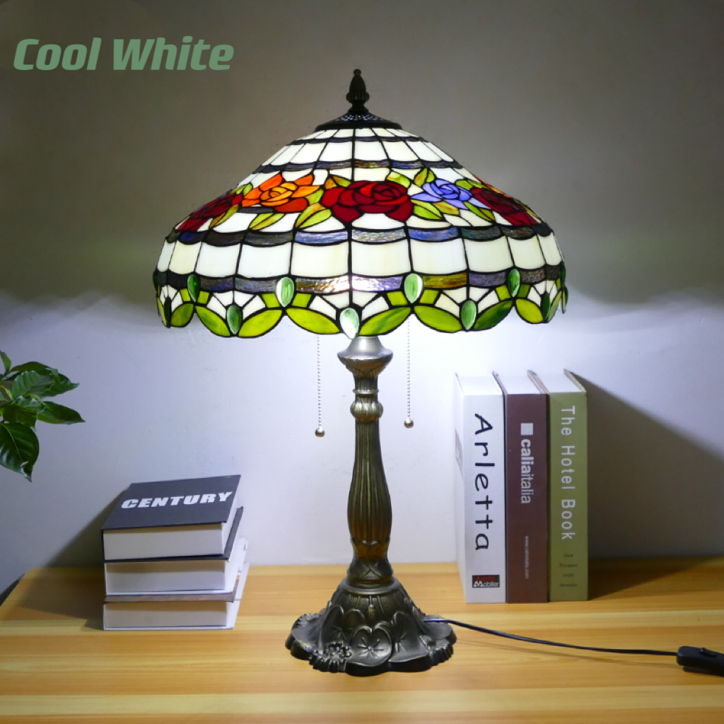 CDH 18" XLARGE Tiffany Table Lamp 46cm Shade (19012T)