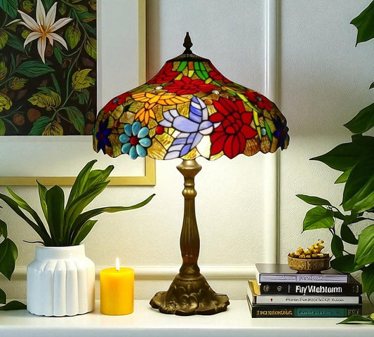 CDH 18" XLARGE Tiffany Table Lamp 46cm Shade (19013T)
