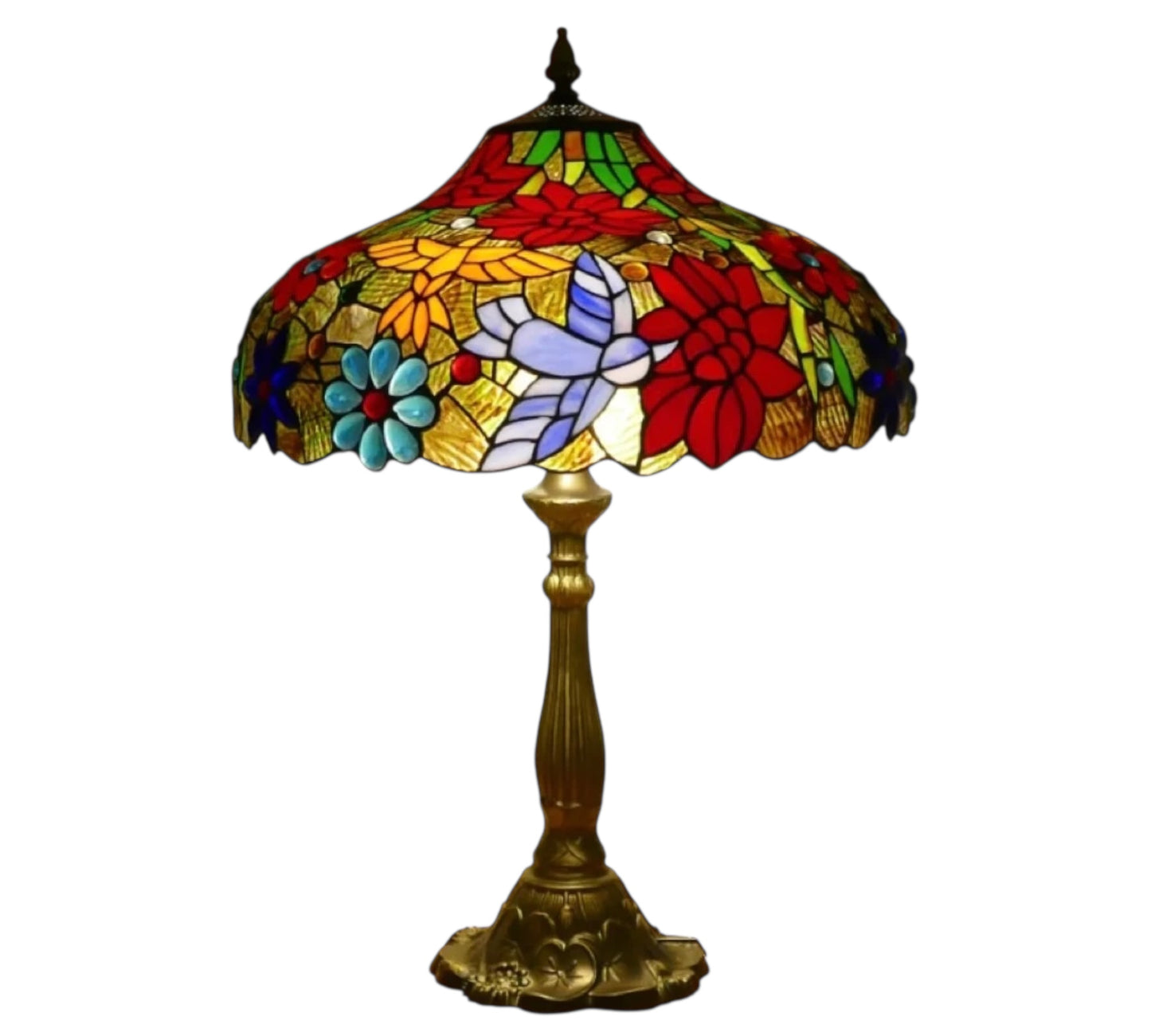 CDH 18" XLARGE Tiffany Table Lamp 46cm Shade (19013T)