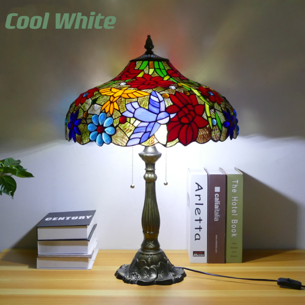 CDH 18" XLARGE Tiffany Table Lamp 46cm Shade (19013T)