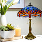 CDH 18" XLARGE Tiffany Table Lamp 46cm Shade (19014T) Dragonfly