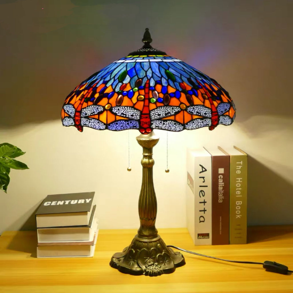 CDH 18" XLARGE Tiffany Table Lamp 46cm Shade (19014T)