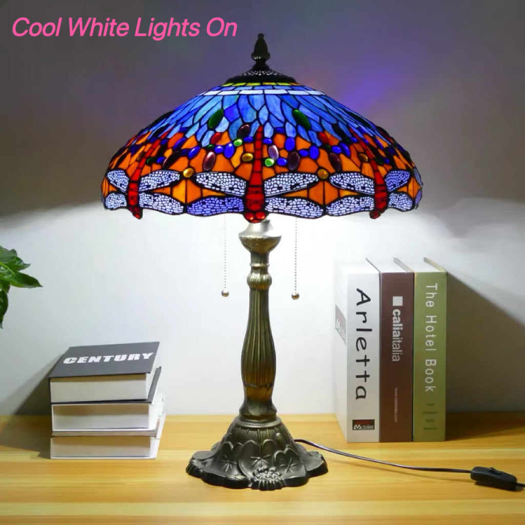 CDH 18" XLARGE Tiffany Table Lamp 46cm Shade (19014T)