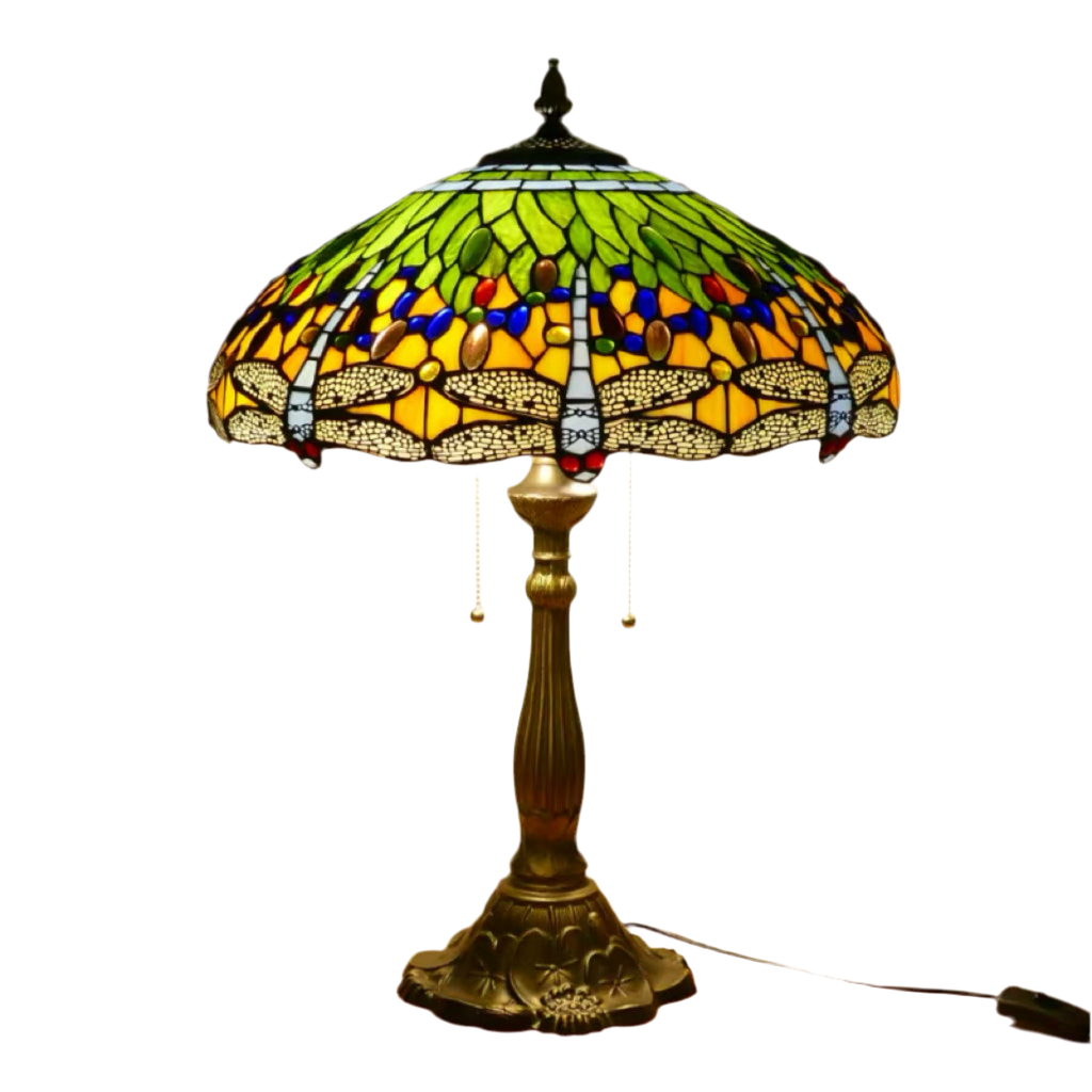 CDH 18" XLARGE Tiffany Table Lamp 46cm Shade (19015T)