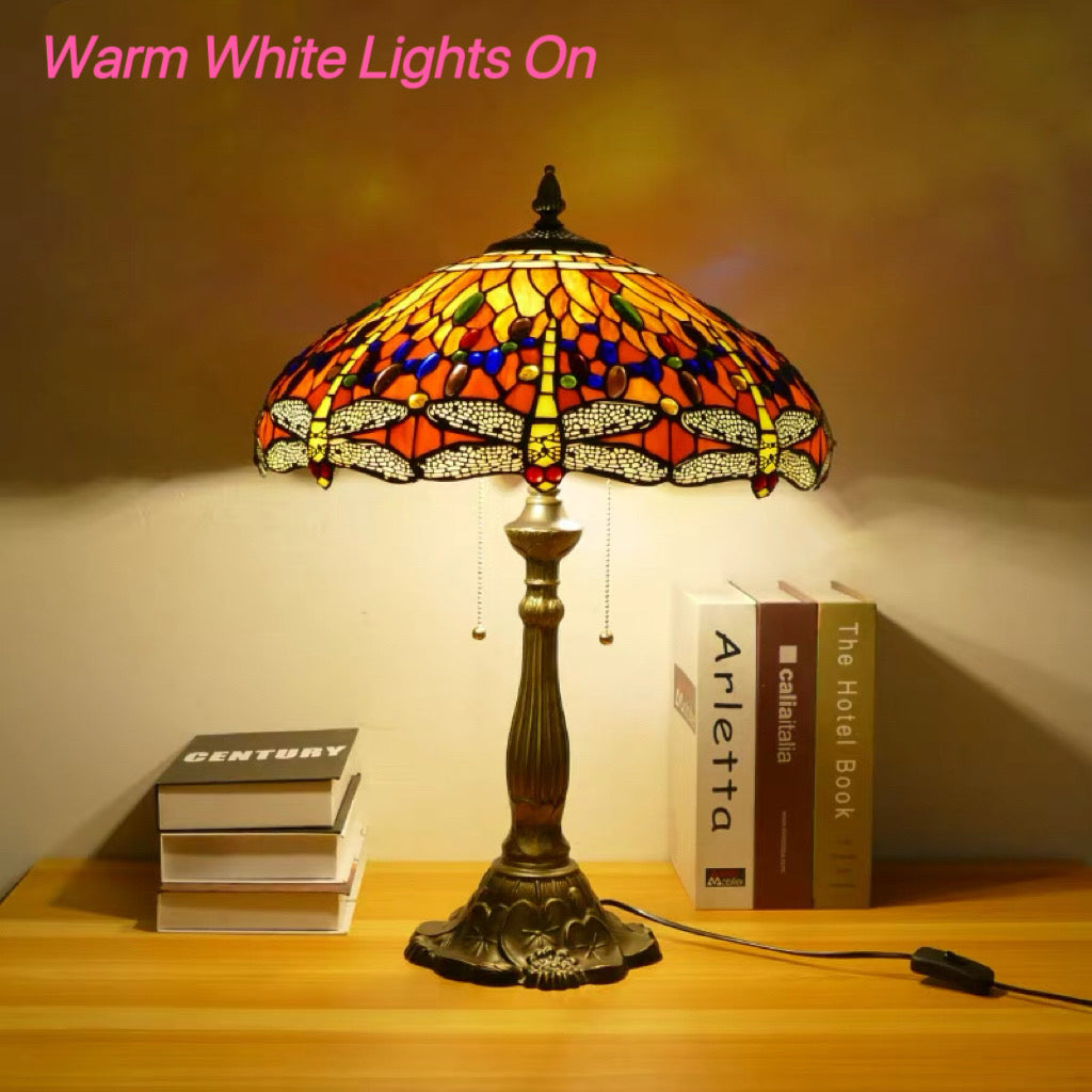 CDH 18" XLARGE Tiffany Table Lamp 46cm Shade (19016T)
