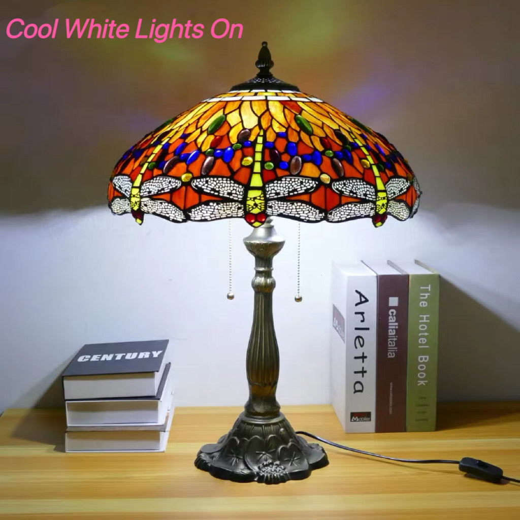 CDH 18" XLARGE Tiffany Table Lamp 46cm Shade (19016T)