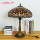 CDH 18" XLARGE Tiffany Table Lamp 46cm Shade (19016T)