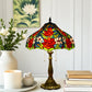 CDH 18" XLARGE Tiffany Table Lamp 46cm Shade (19118T) rose
