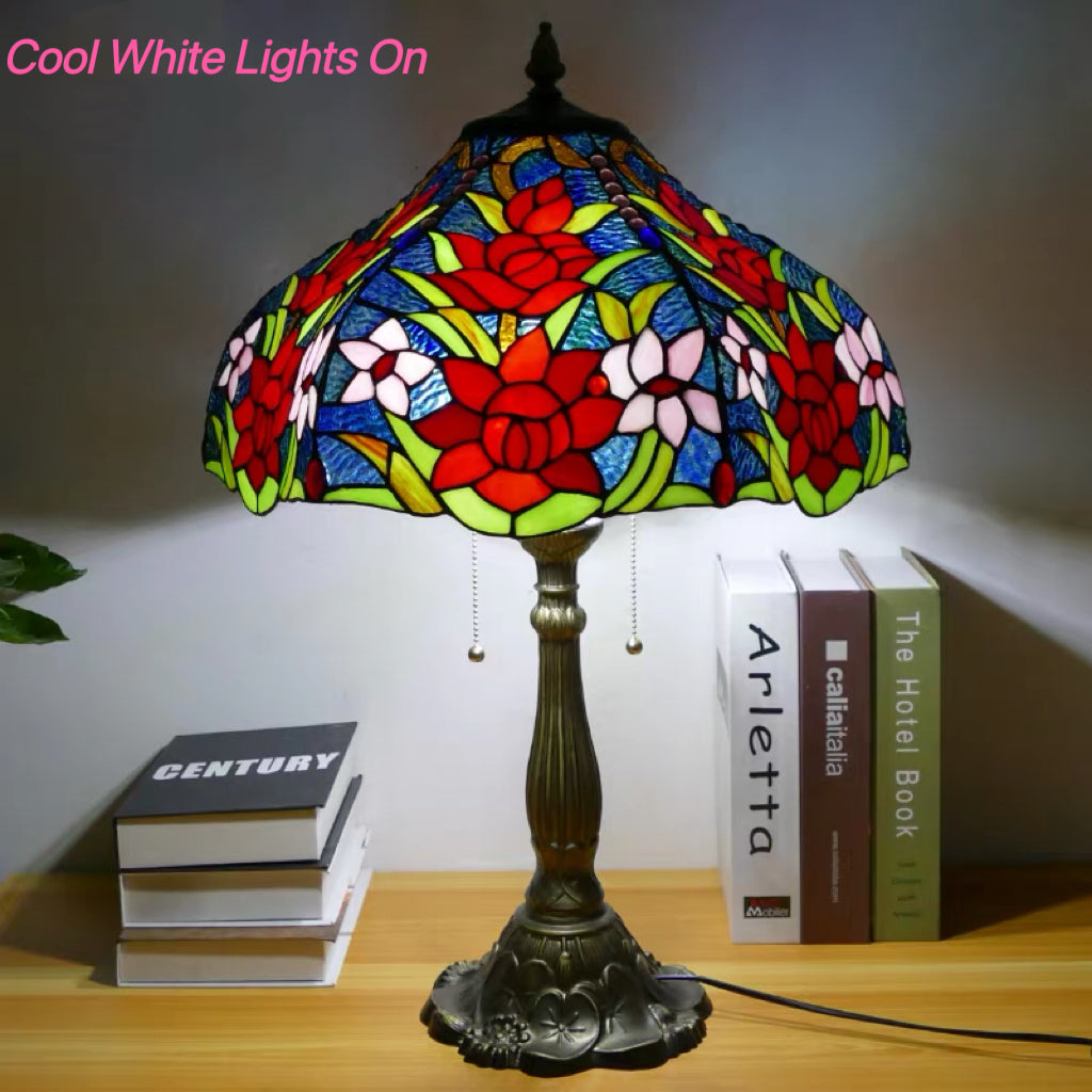 CDH 18" XLARGE Tiffany Table Lamp 46cm Shade (19118T)