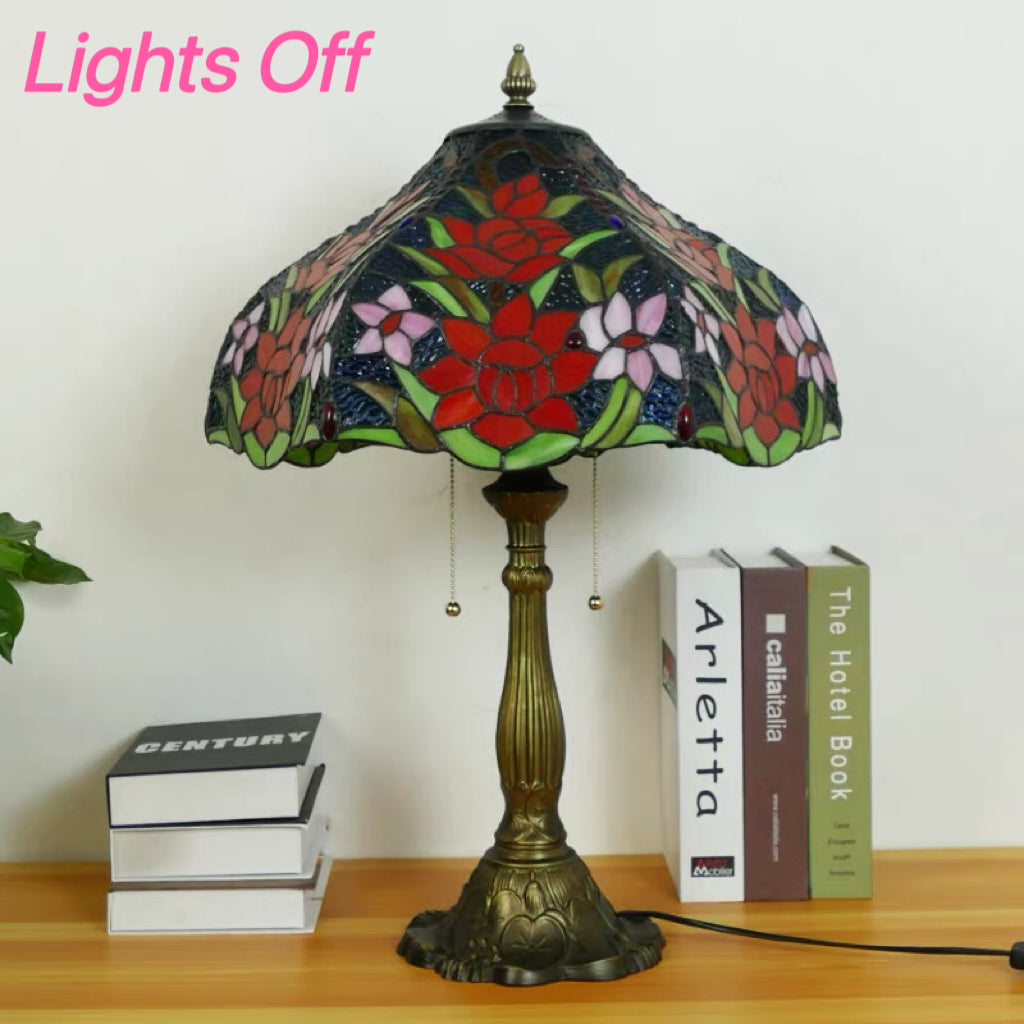 CDH 18" XLARGE Tiffany Table Lamp 46cm Shade (19118T)