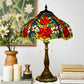 CDH 18" XLARGE Tiffany Table Lamp 46cm Shade (19118T) rose
