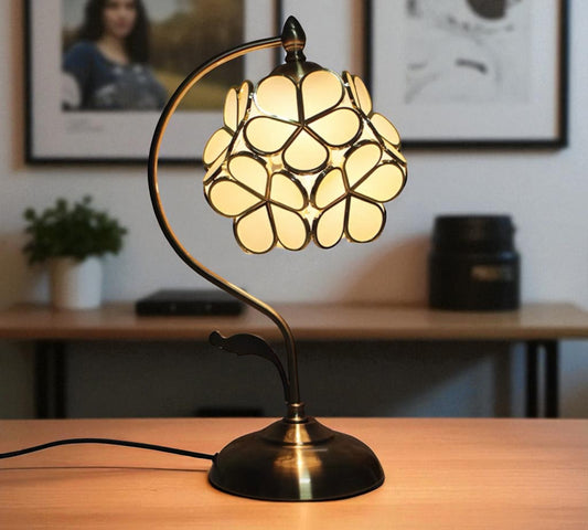 CDH Cherry Blossom Style Tiffany Table Lamp (12033C)