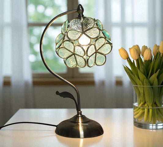 CDH Cherry Blossom Style Tiffany Table Lamp (12033D)