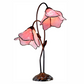 CDH LARGR Water Lily Flower Style Tiffany Table Lamp (12034R)