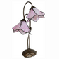 CDH LARGR Water Lily Flower Style Tiffany Table Lamp (12034R)