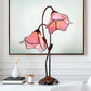 CDH LARGR Water Lily Flower Style Tiffany Table Lamp (12034R)