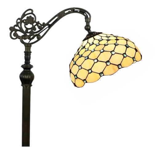 CDH Tiffany Floor Lamp (12021F) 12" 30CM Shade beaded