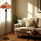 CDH Tiffany Floor Lamp (16015) 16" 40CM Shade
