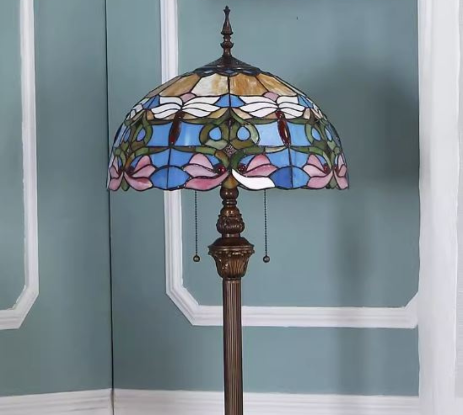 CDH Tiffany Floor Lamp (16016) 16" 40CM Shade