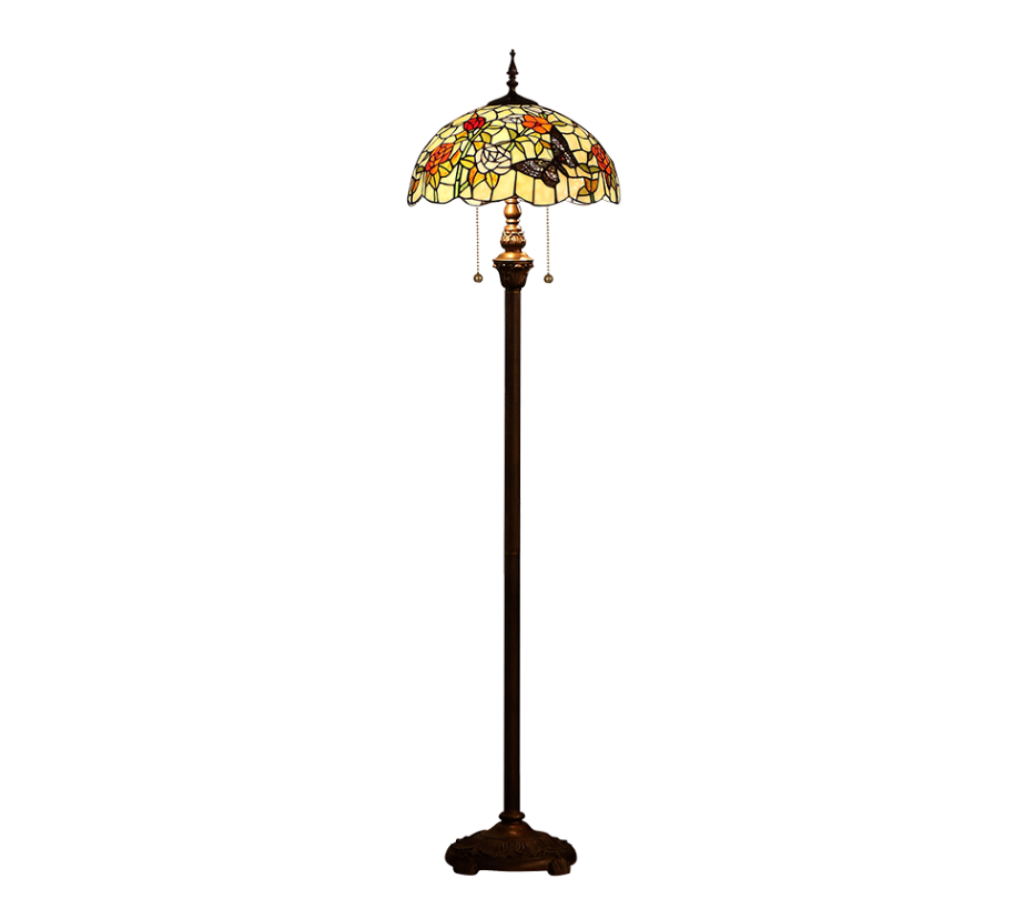 CDH Tiffany Floor Lamp (16023) 16" 40CM Shade