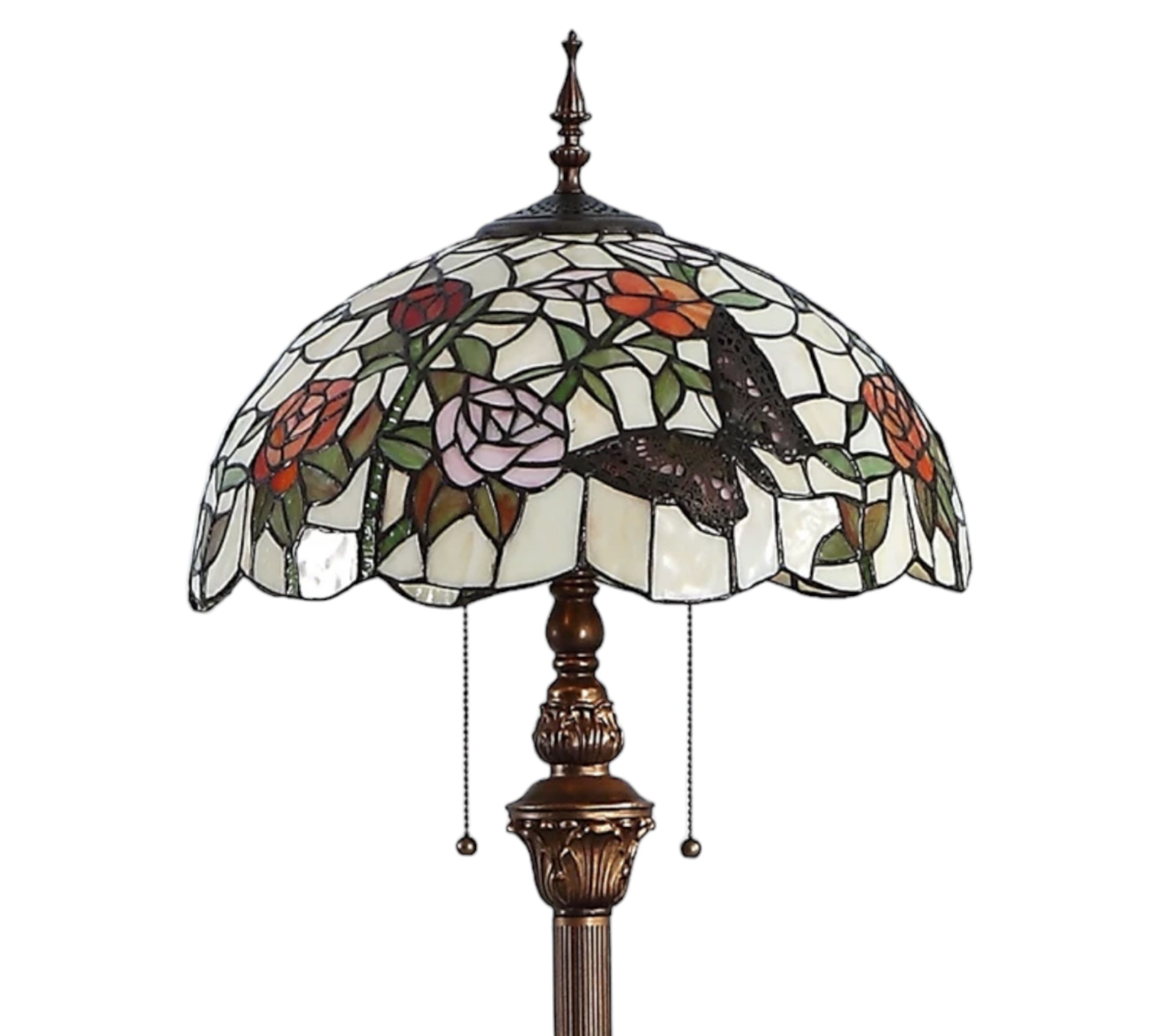 CDH Tiffany Floor Lamp (16023) 16" 40CM Shade