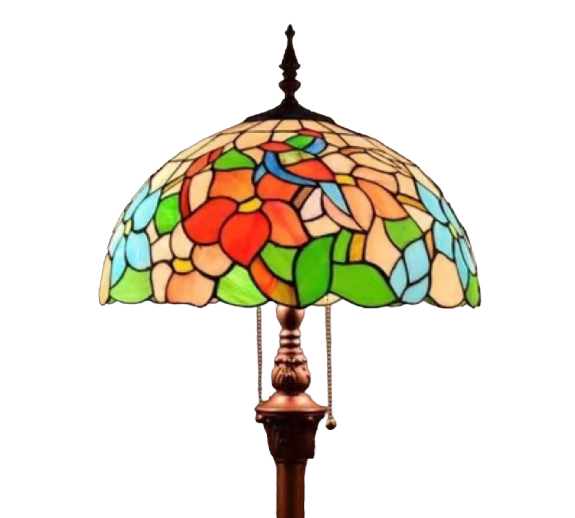 CDH Tiffany Floor Lamp (16027) 16" 40CM Shade