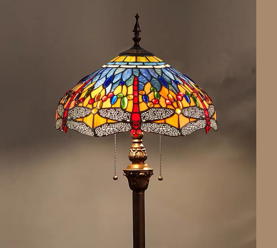 CDH Tiffany Floor Lamp (16031) 16" 40CM Shade